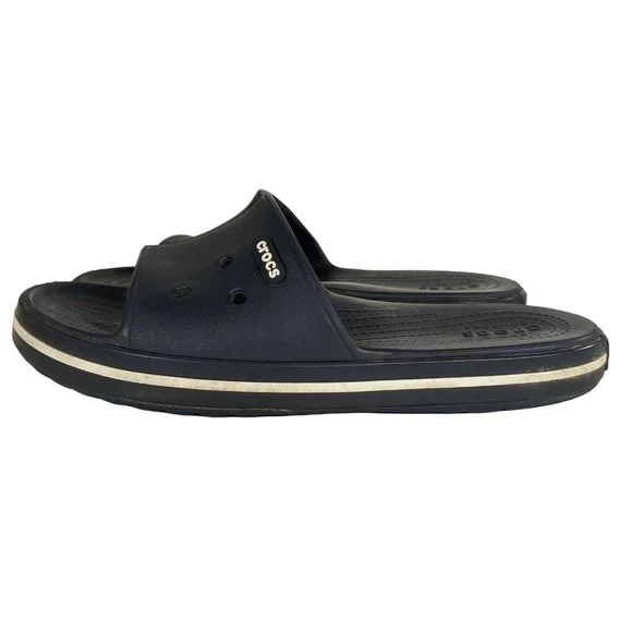crocs open toe slides